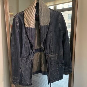 Anthropologie Women’s Denim Holding Horses Jacket